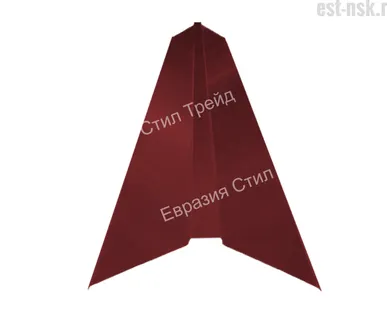 фото Планка конька фигурного 150х150х2000 RAL 3011