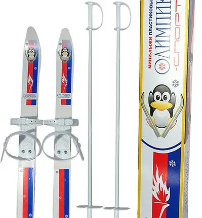 Фото №0 Лыжи детские Олимпик-спорт с палками