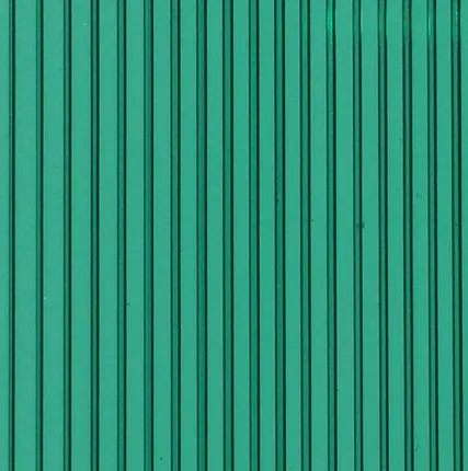 Фото №0 Сотовый поликарбонат 6 мм 2100х6000 зеленый 0,85 кг/м2