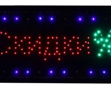 фото Светодиодная табличка Скидки