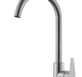 фото Смеситель Olisan Steel ST1007 для кухни, нержавеющая сталь