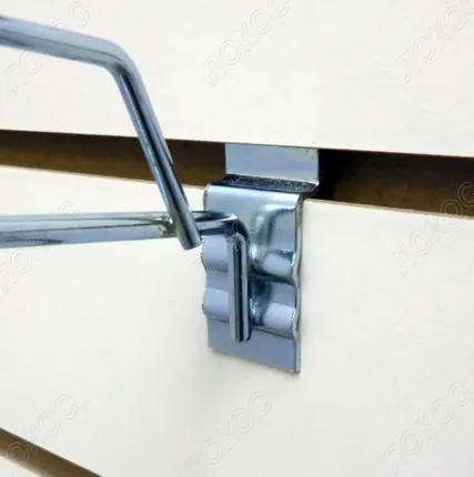 Фото №0 Крючок на экономпанель одинарный с ценникодержателем 350мм, d=5мм, цинк