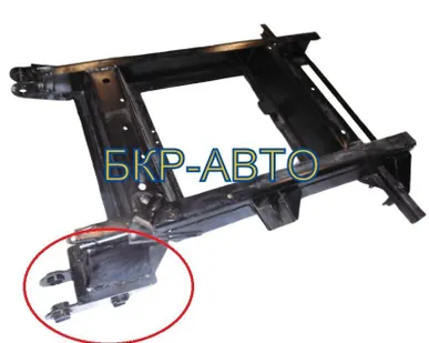 фото Кронштейн рамы поворотной тележки СЗАП 8551-2902444 рессора 74