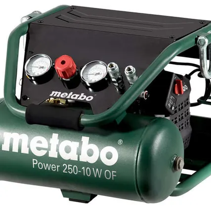 Фото №0 Компрессор безмасляный Power 250-10 W OF 1.5кВт 10л 220/м Metabo 601544000