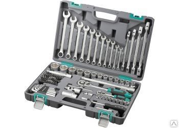 фото НАБОР ИНСТРУМЕНТОВ, 1/2", 1/4", CRV, 88 ПРЕДМ. STELS
