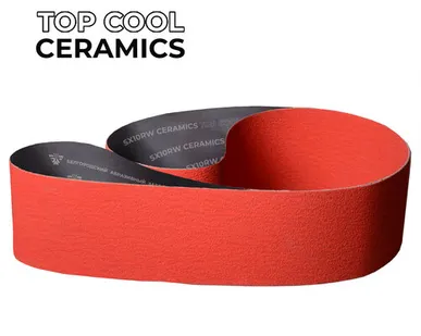 фото Ленты бесконечные шлифовальные SX10RW CERAMICS 50х610 мм Р36