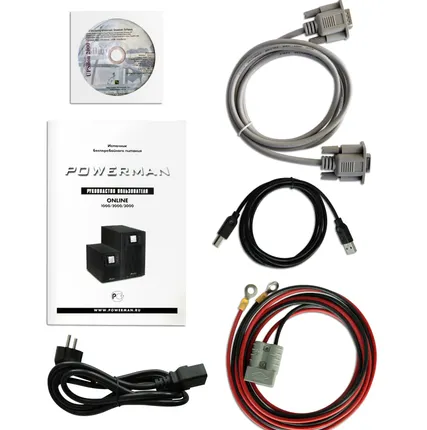 Фото №2 ИБП POWERMAN ONLINE 1000 PLUS с двойным преобразованием (без батарей внутри)
