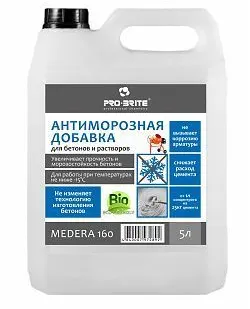 фото Противоморозная добавка в бетон Medera 190 Anti-frost -15C (канистра 5 л)