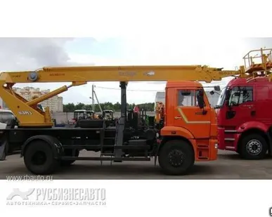 фото Автогидроподъемник ПСС-131.22Э (АПТ-22) на шасси КАМАЗ-43502 (4х4)