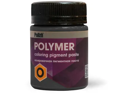 фото Паста колеровочная ПОЛИМЕР "О" (черный суперконцентрированный) 0,8 кг