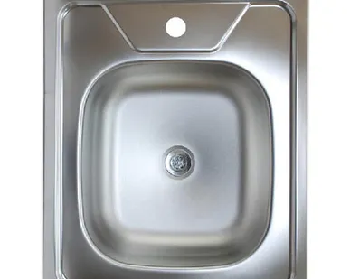 фото Мойка накладная 500х600х160 0,6 мм. сталь нержавеющая L-404 Владикс