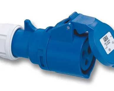 фото Розетка переносная силовая 16A, 2P+E, 230V, IP44 213-6 PCE