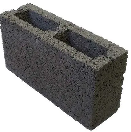 Фото №0 Керамзитоблок перегородочный пустотелый 390*90*188 1/180шт 1/6,6кг