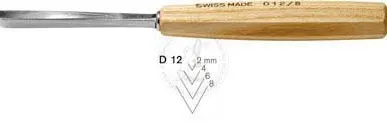 фото № D 12/6 Прямая остроугольная компактная стамеска Pfeil