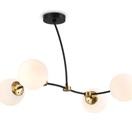 Фото №0 Светильник подвесной AMBRELLA LIGHT TR2544/4 BK/SB 700х450х450 черный/бронза