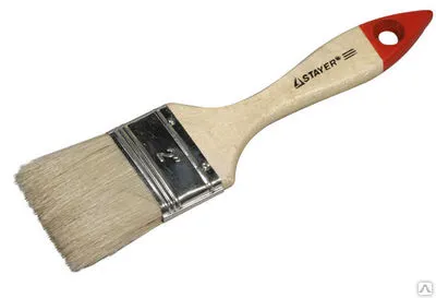 Фото №0 Кисть флейцевая натуральная щетина, 120х25