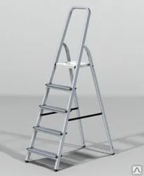 фото Стремянка алюминиевая 5 ступени (раб.высота = 3,03м) Halta
