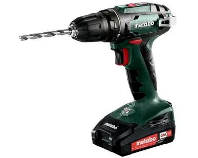 фото Винтоверт аккумуляторный BS 18 2х2.0 Ач Li-lon патрон 10мм кейс Metabo 602207560