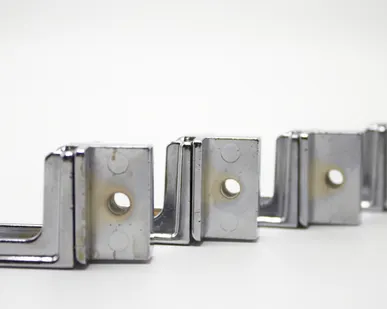 фото Набор их 4-х полкодержателей для соединителя 25х25мм, хром