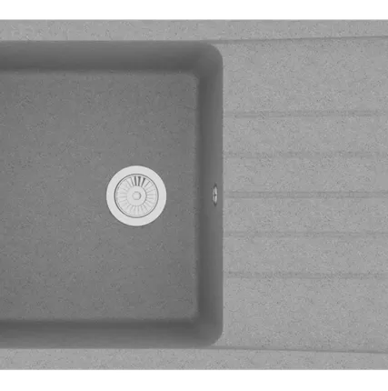 Фото №0 Мойка для кухни Меркурий М 06 из искусственного камня, каменная мойка