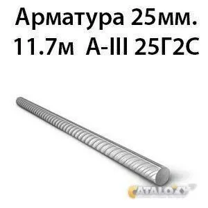 фото Арматура 25мм. 11. 7м А-III 25Г2С