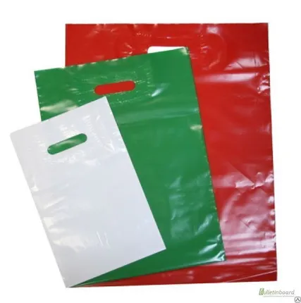 Фото №0 Пакет с прорубной ручкой ПВД 43х43 "Апельсины" 70 (50/400)