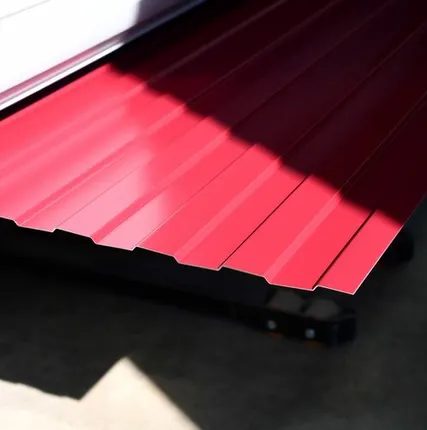 Фото №0 Профлист С-8 / красный / 0.45 мм. - RAL 3005 / Винно-красный - Глянцевая - с ЛКП - Первый - С-8 - Стандартные - Опт (от 100 листов / от 200 м.пог.)
