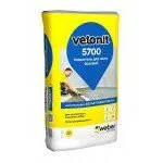 фото Ровнитель для пола Weber.Vetonit 5700 базовый 25 кг