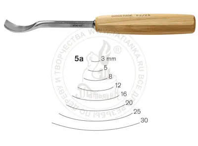 Фото №0 Стамеска клюкарза полукруглая Pfeil PF-5a/25