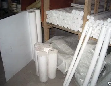 фото Фторопласт Ф4 листы и стержни