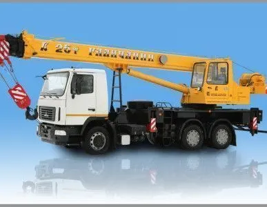 фото Автокран KC-55713-6В Галичанин 25т стрела 28,0 м