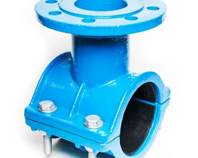 фото Седёлка фланцевая для чугунных труб UR-Cast UR-33