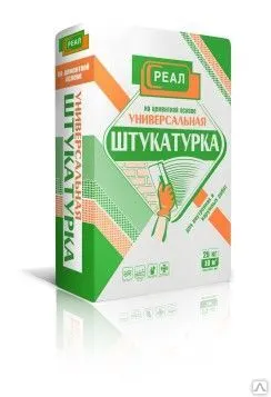 Фото №0 Штукатурка Универсальная «РЕАЛ» 25 кг