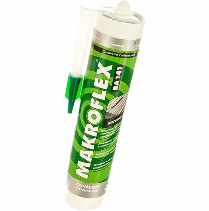 Фото №0 Герметик Makroflex битумный черный 300мл (623362)