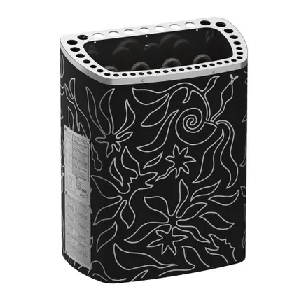 Фото №0 Печь для сауны Sawo MiniDragon MN-36NS-DRF-BL-P (дизайнерская, черная, с термопокрытием, из нержавейки, без пульта)