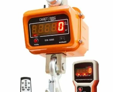 фото Весы крановые ВЭК-10000 лайт с дублированием показаний на пульт