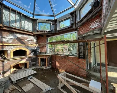 фото Порталы Alutech SL160 двухкамерный стеклопакет со стеклом HP Netral 60/40 с