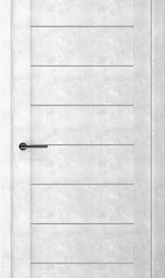 фото Межкомнатные двери ALBERO СЕУЛ Бетон Светлый/матовый