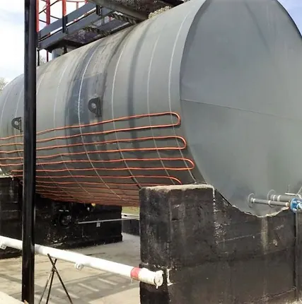 Фото №2 Обогрев труб. Обогрев ёмкостей. Греющий кабель. Обогрев резервуаров.