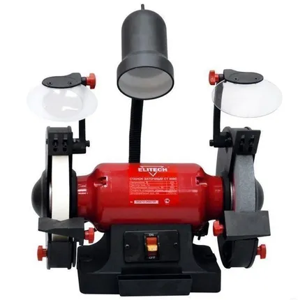 Фото №0 Точило Elitech СТ600С Лампа