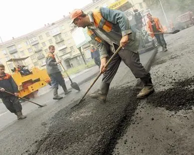 фото Укладка асфальта