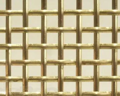 фото Сетка латунная ячейка 0.071 мм D=0.05 мм ГОСТ 6613-86