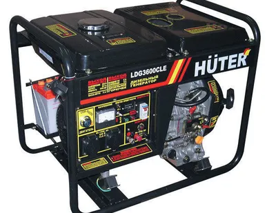 фото Электрогенератор дизельный Huter LDG3600CLE (2.5 кВт + электропуск)