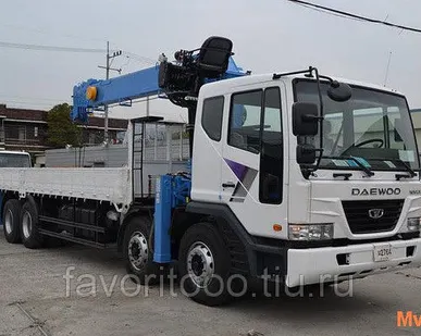 фото Аренда кран-манипулятор 7 тн Daewoo Novus