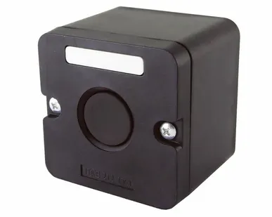 фото Пост кнопочный ПКЕ 222/1 (черная кнопка) IP54 ЕТ519075