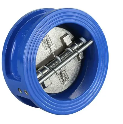 Фото №0 Россия Клапан обратный двустворчатый межфланцевый Ду80