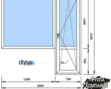 фото Окна в квартиру CityLux 58мм с Турецкой фурнитурой GEVISS