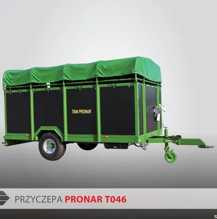Фото №0 Прицеп для перевозки скота T046, грузоподъемность 3700 кг