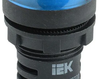 фото Арматура светосигнальная AD-22DS 240В син. ИЭК BLS10-ADDS-230-K07