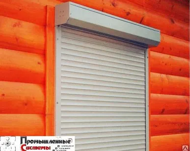 фото Рольставни на окна, 45 профиль, 1000х1000мм, врезной монтаж, ручное открыв